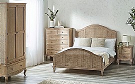 Fleur Rattan Bed